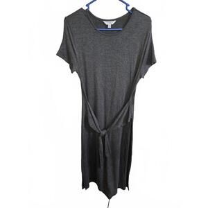 Time and Tru Tie Waist Knit Dress, Medium (8-10)